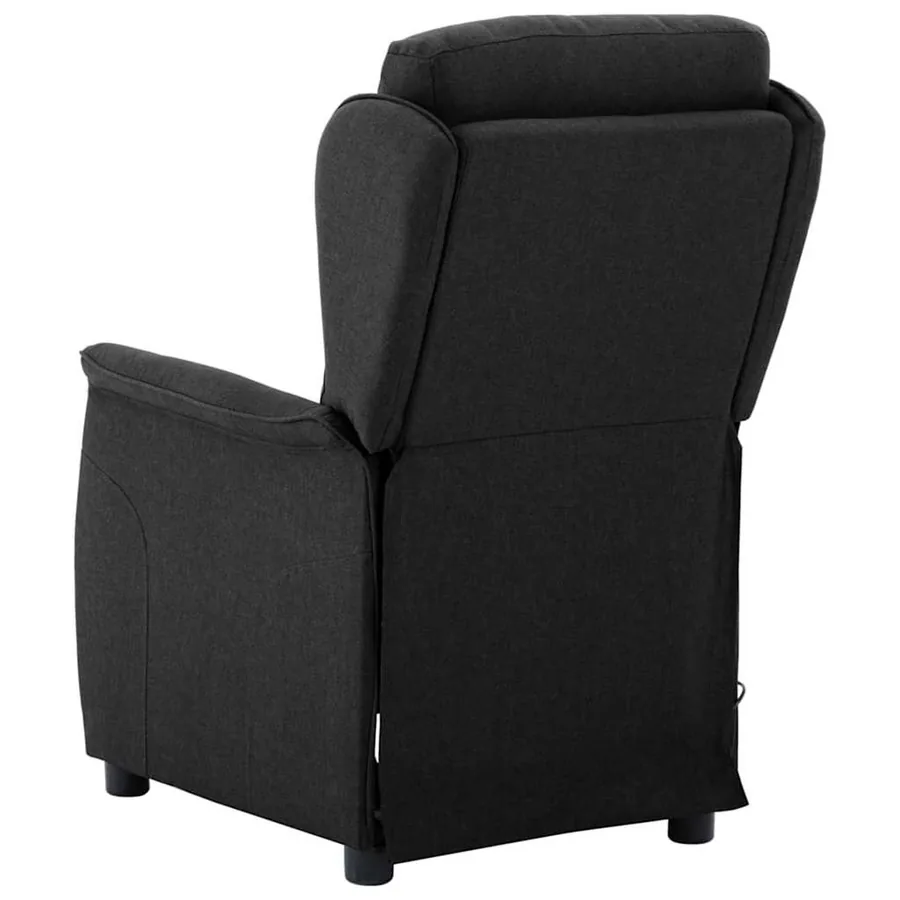 Chaise de massage Noir 93.5 x 67.5 x 101.5 cm tissu - 3