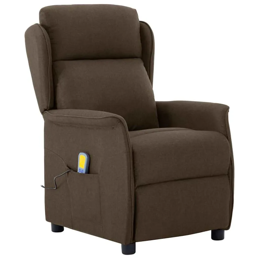 Chaise de massage Marron 93.5 x 67.5 x 101.5 cm tissu