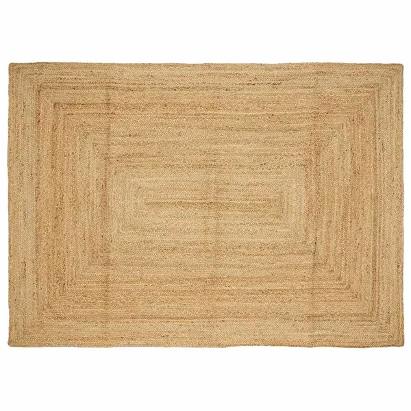 Tapis fait à la main jute naturel 160x230 cm