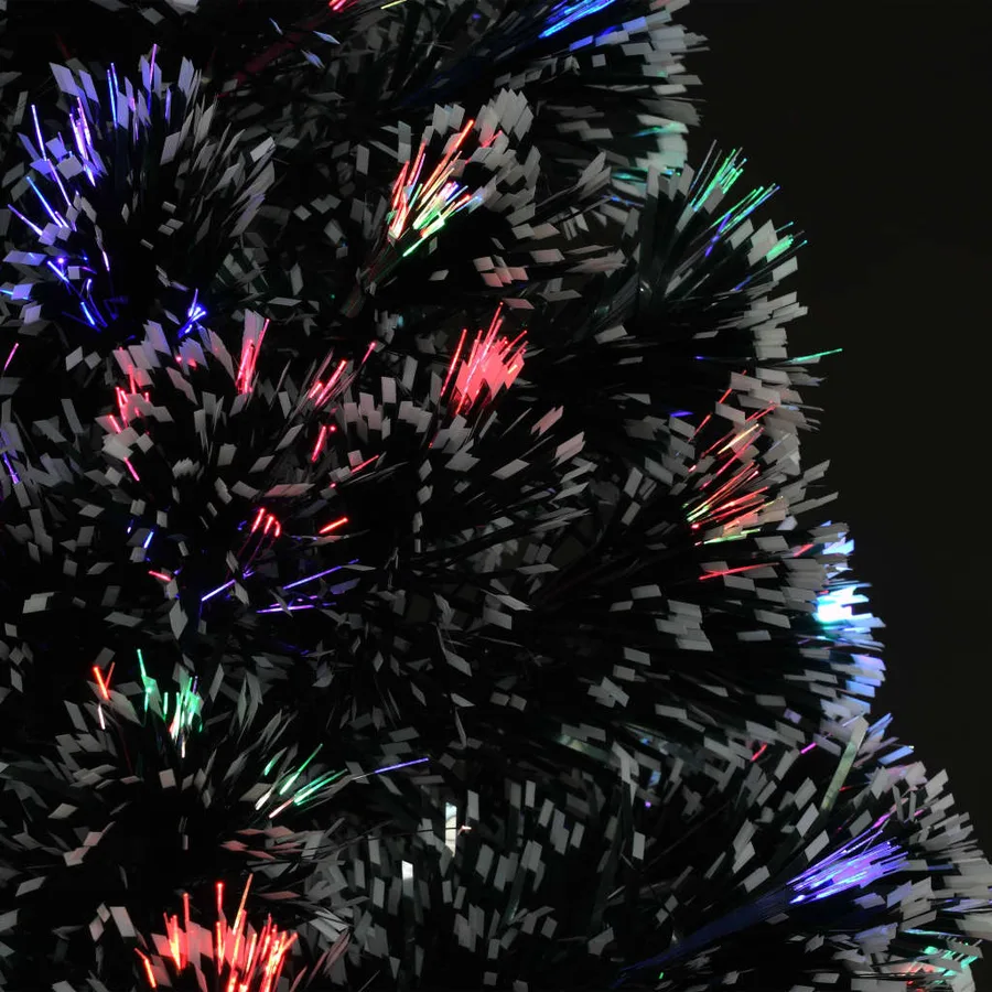 Arbre de Noël pré-éclairé avec support et LED 120 cm fibre optique - 5
