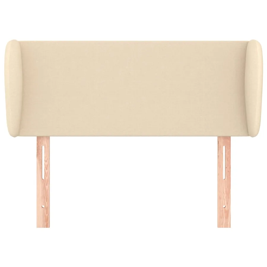 Tête de lit avec oreilles Crème 83x23x78/88 cm Tissu - 3