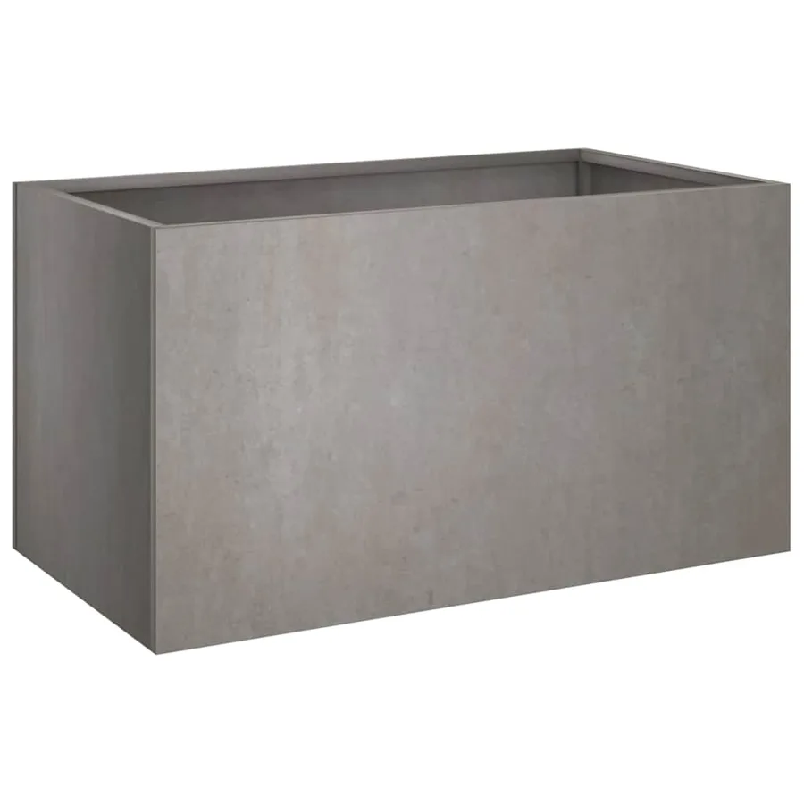 Jardinière 62x40x39 cm acier corten - 4