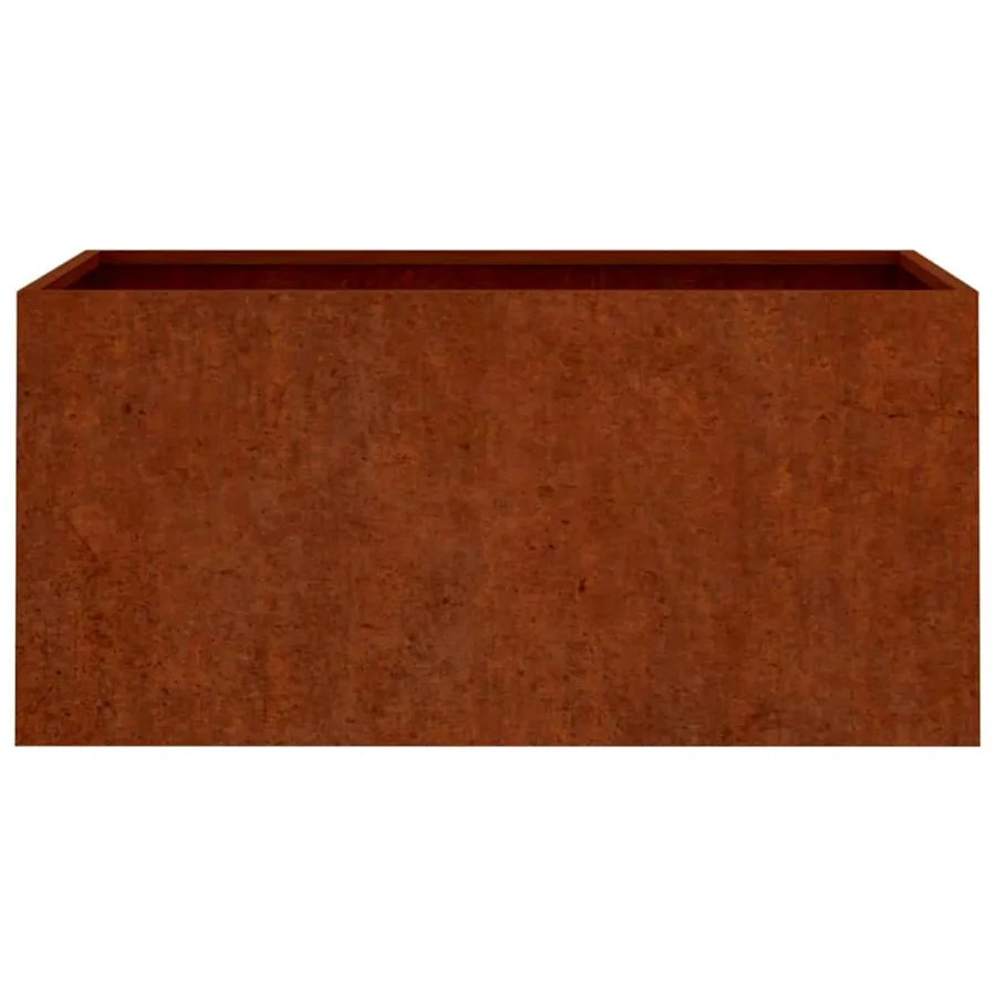 Jardinière 62x40x39 cm acier corten - 5