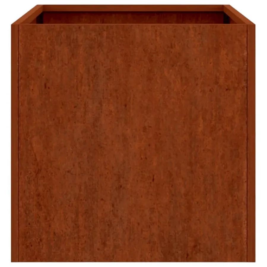 Jardinière 62x40x39 cm acier corten - 6