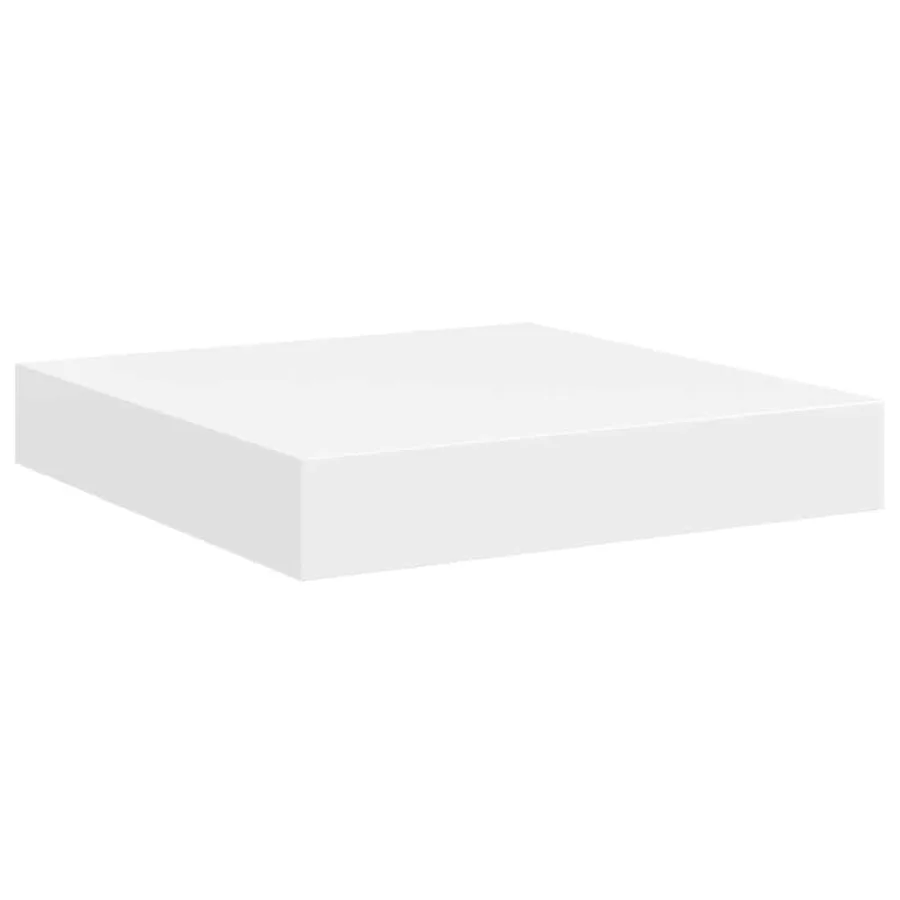 Étagères murales flottantes 4 pcs blanc 23x23,5x3,8 cm MDF - 6