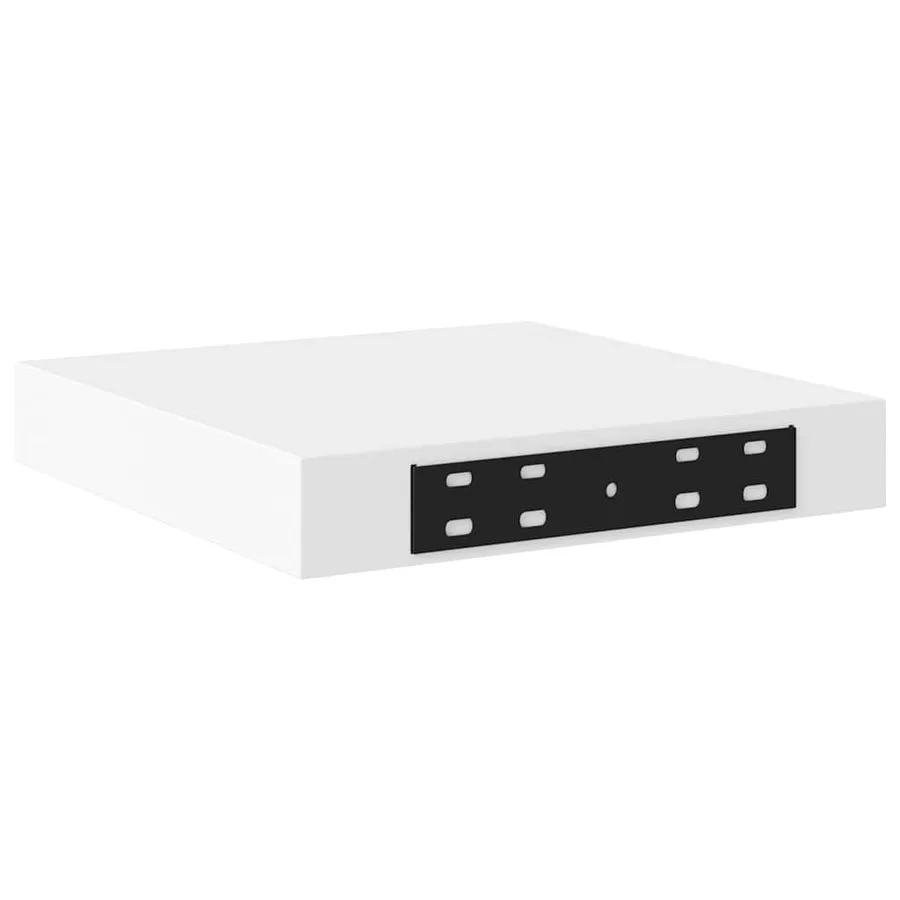 Étagères murales flottantes 4 pcs blanc 23x23,5x3,8 cm MDF - 9