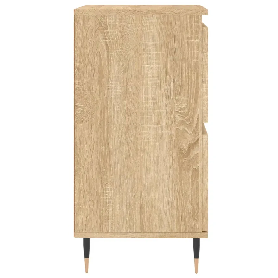 Buffets 2 pcs chêne sonoma bois d'ingénierie - 7