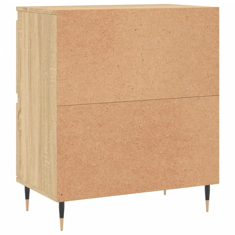 Buffets 2 pcs chêne sonoma bois d'ingénierie - 8