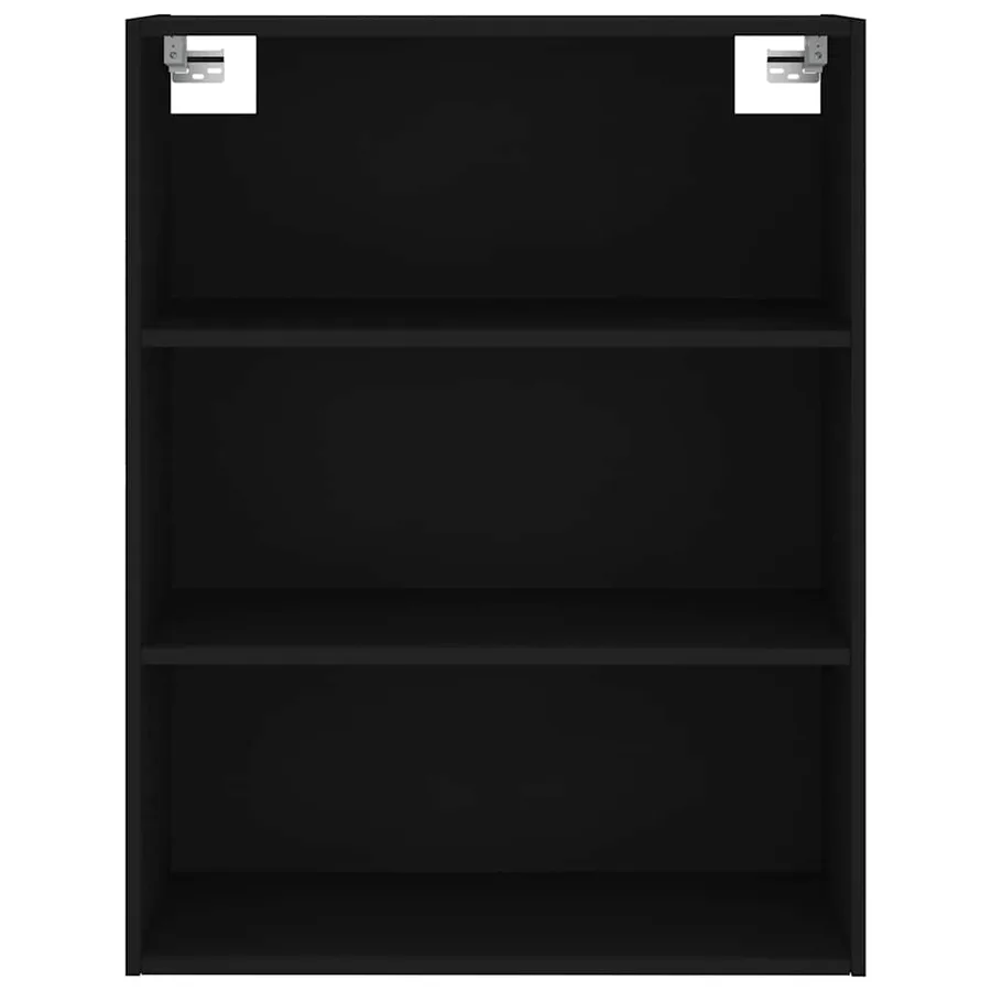 Buffet haut Noir 69,5x34x180 cm Bois d'ingénierie - 5