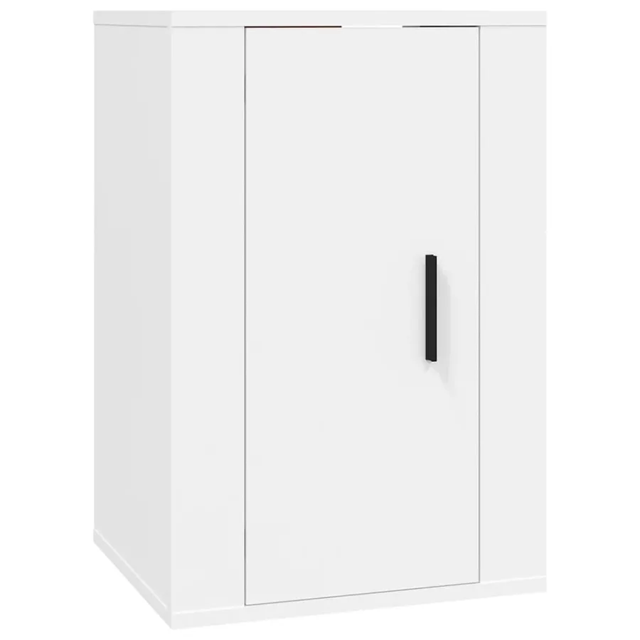 Ensemble de meubles TV 3 pcs Blanc Bois d'ingénierie - 5