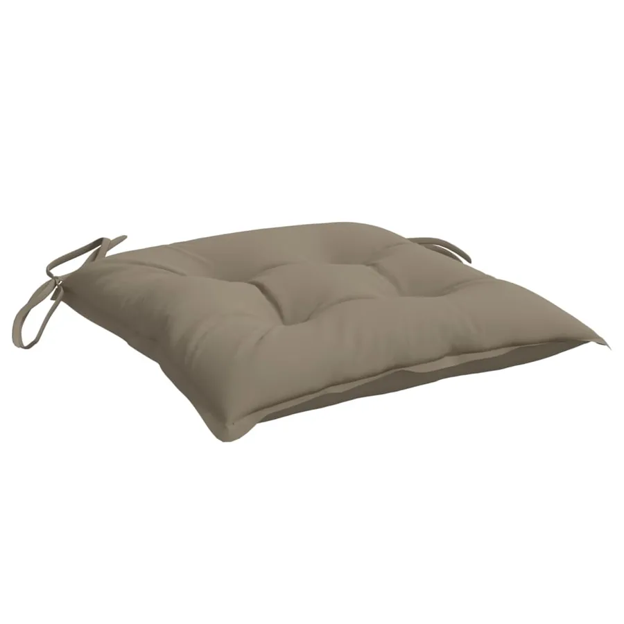 Coussins de palette lot de 4 taupe 50x50x7 cm tissu oxford - 5