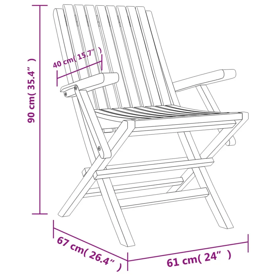 Ensemble à manger de jardin 5 pcs Bois de teck massif - 9