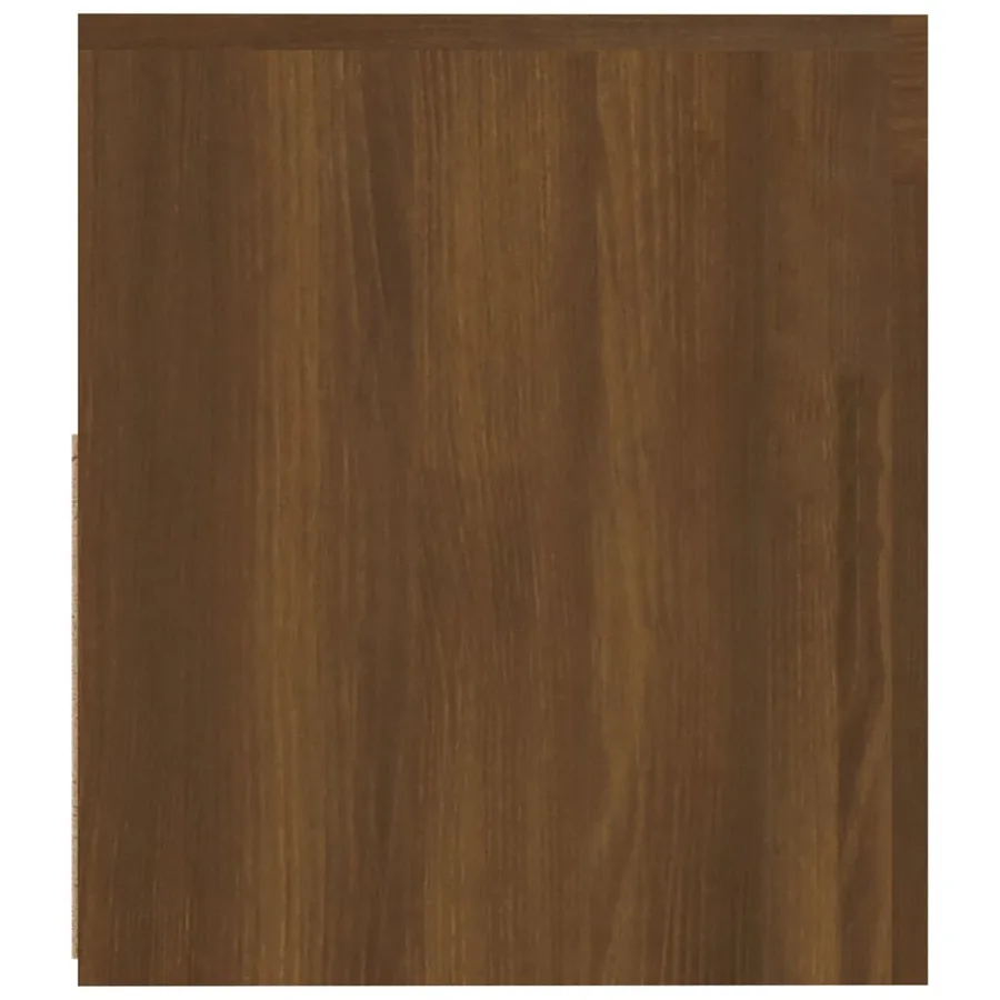 Tables de chevet 2 pcs avec LED chêne marron 60x35x40 cm - 6
