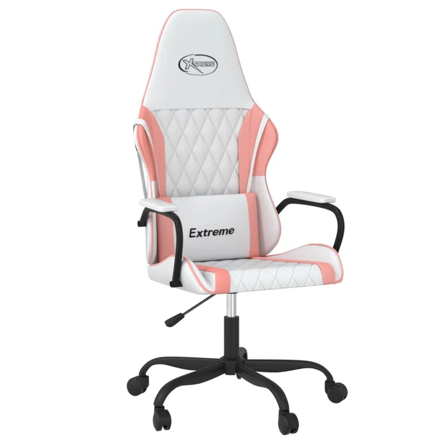 Chaise de jeu Blanc et rose Similicuir - 2