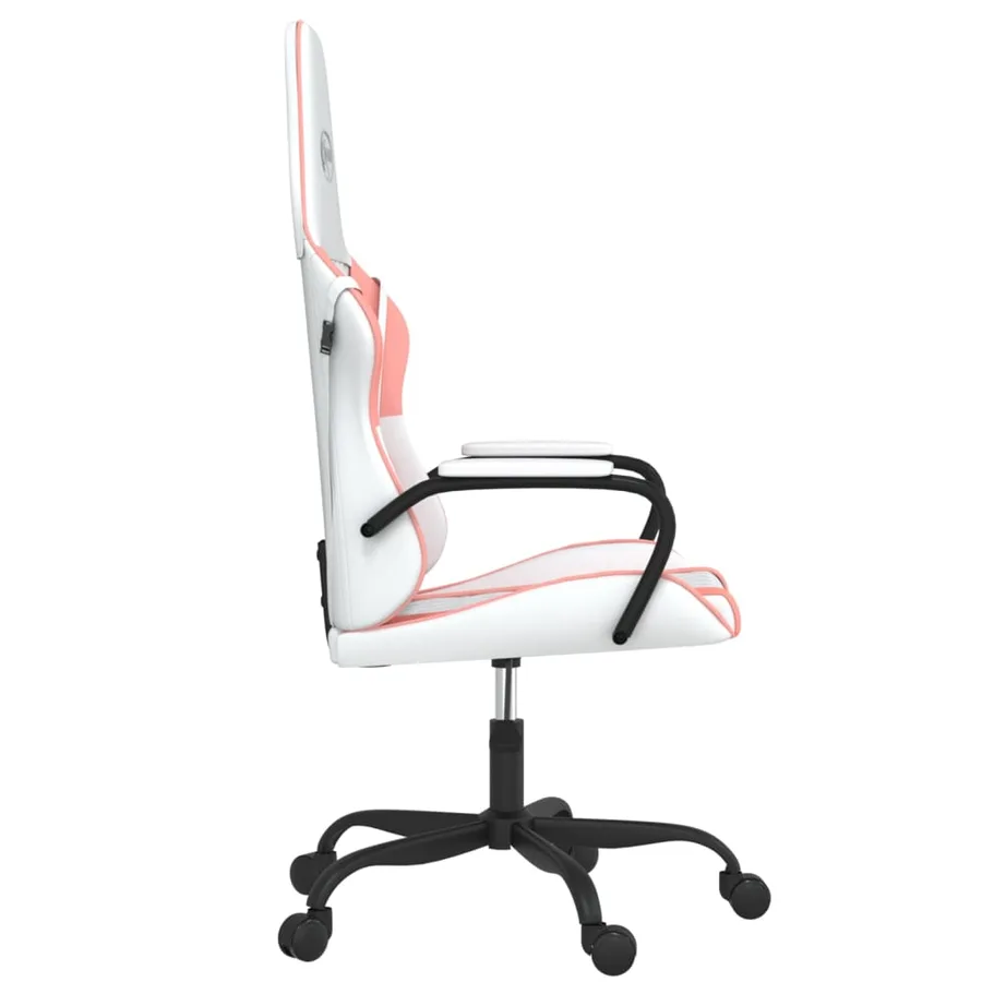 Chaise de jeu Blanc et rose Similicuir - 4