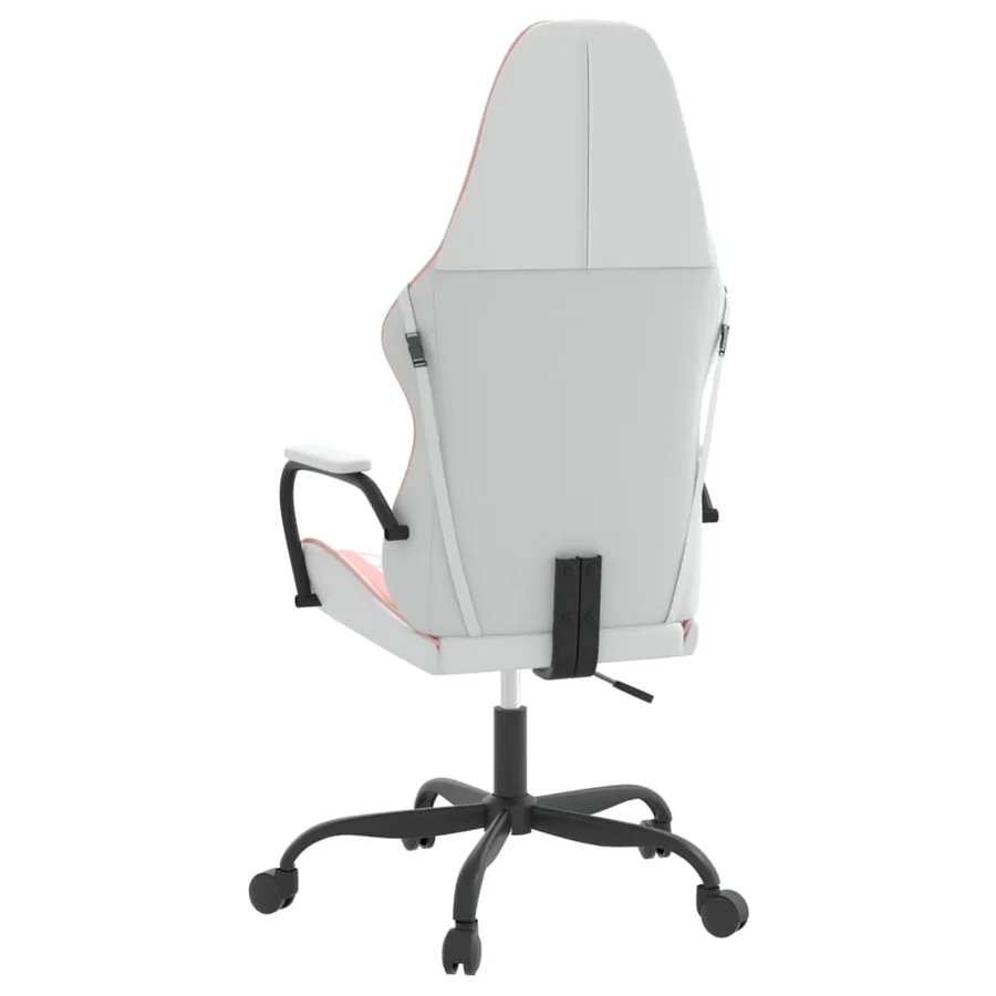 Chaise de jeu Blanc et rose Similicuir - 5