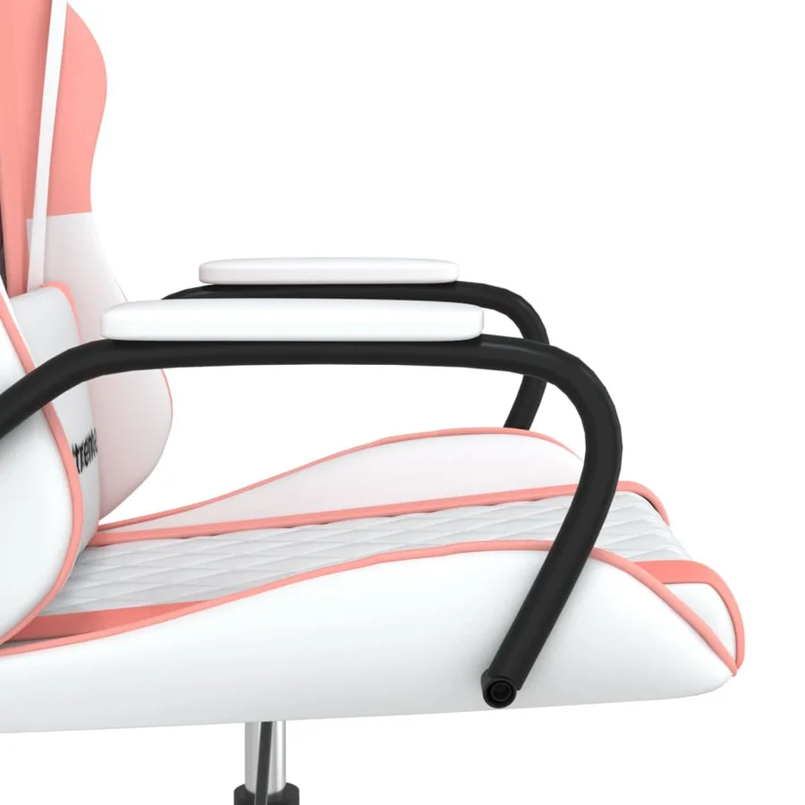 Chaise de jeu Blanc et rose Similicuir - 8