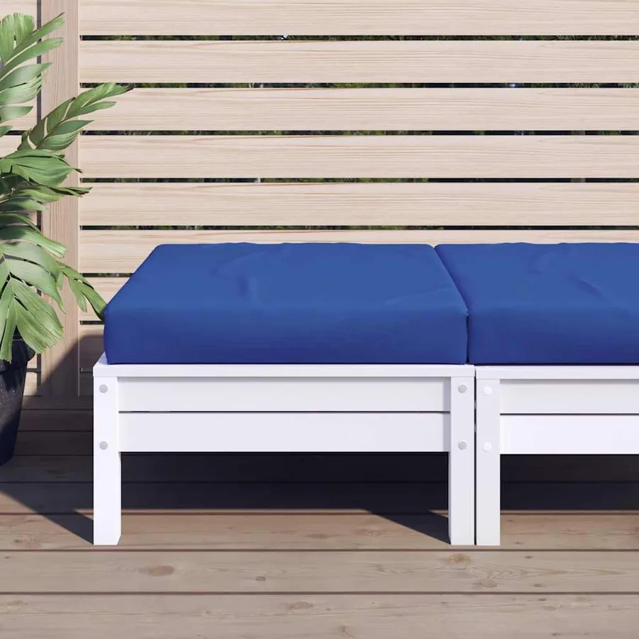 Coussin de palette bleu 60x60x9,5 cm tissu oxford