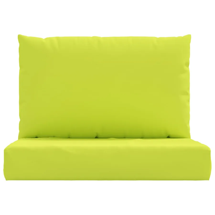 Coussins de palette lot de 2 vert vif tissu oxford - 4