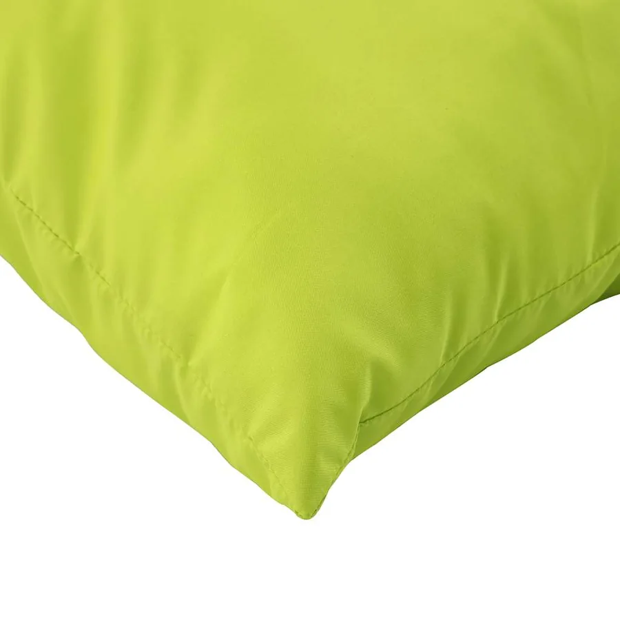 Coussins de palette lot de 3 vert vif tissu oxford - 7