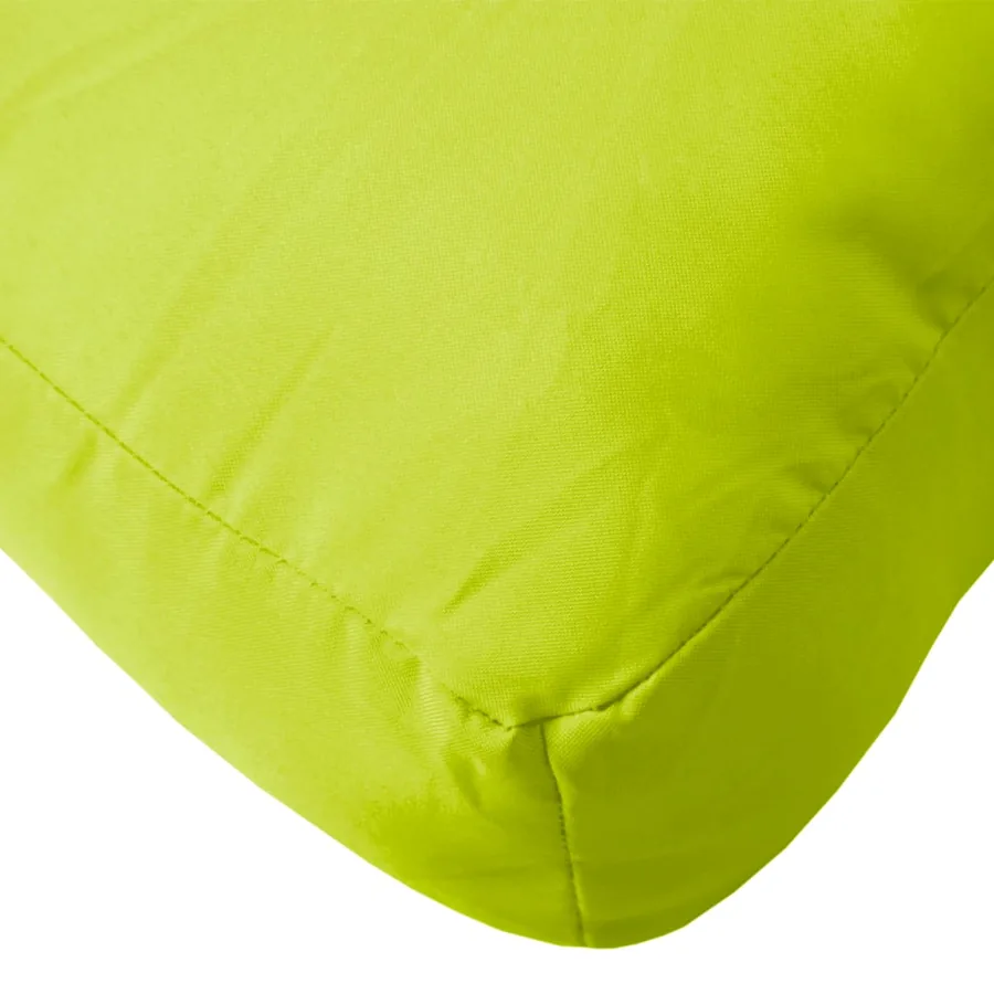 Coussins de palette lot de 3 vert vif tissu oxford - 8