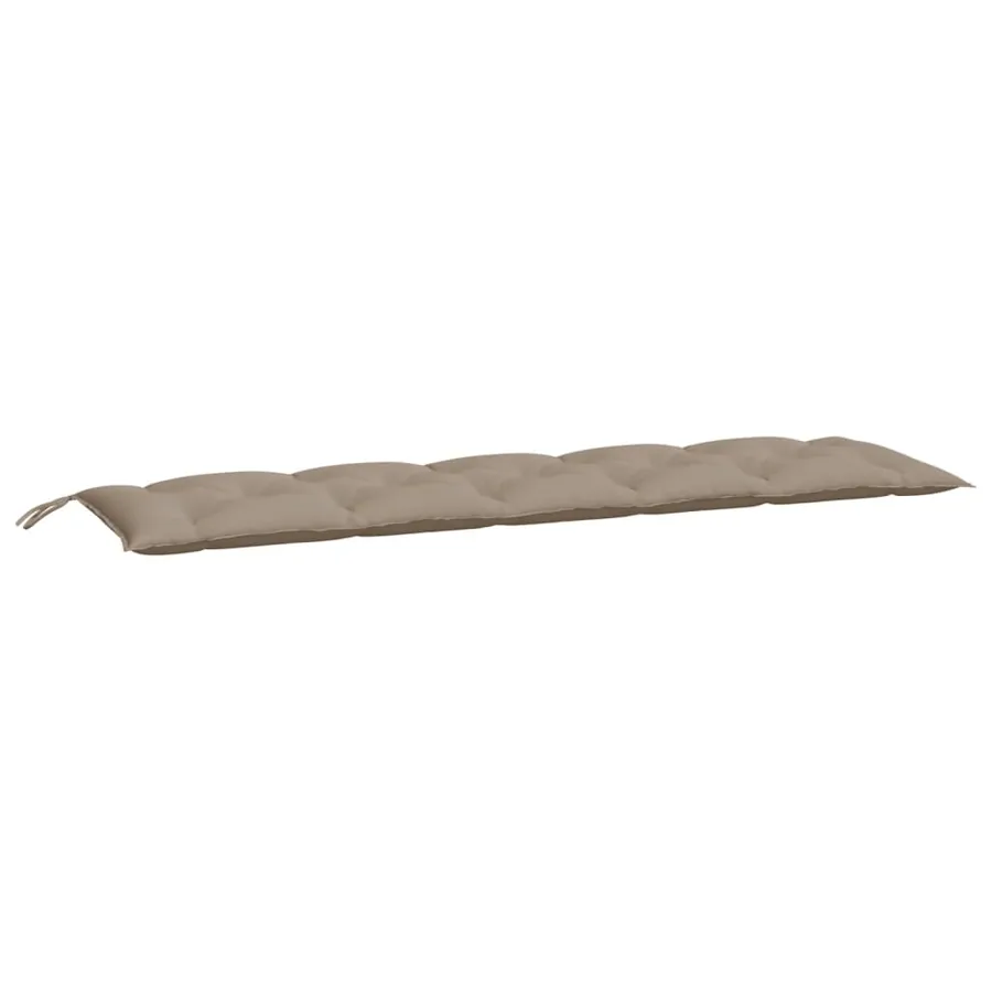 Coussin de banc de jardin taupe 180x50x7 cm tissu oxford - 2