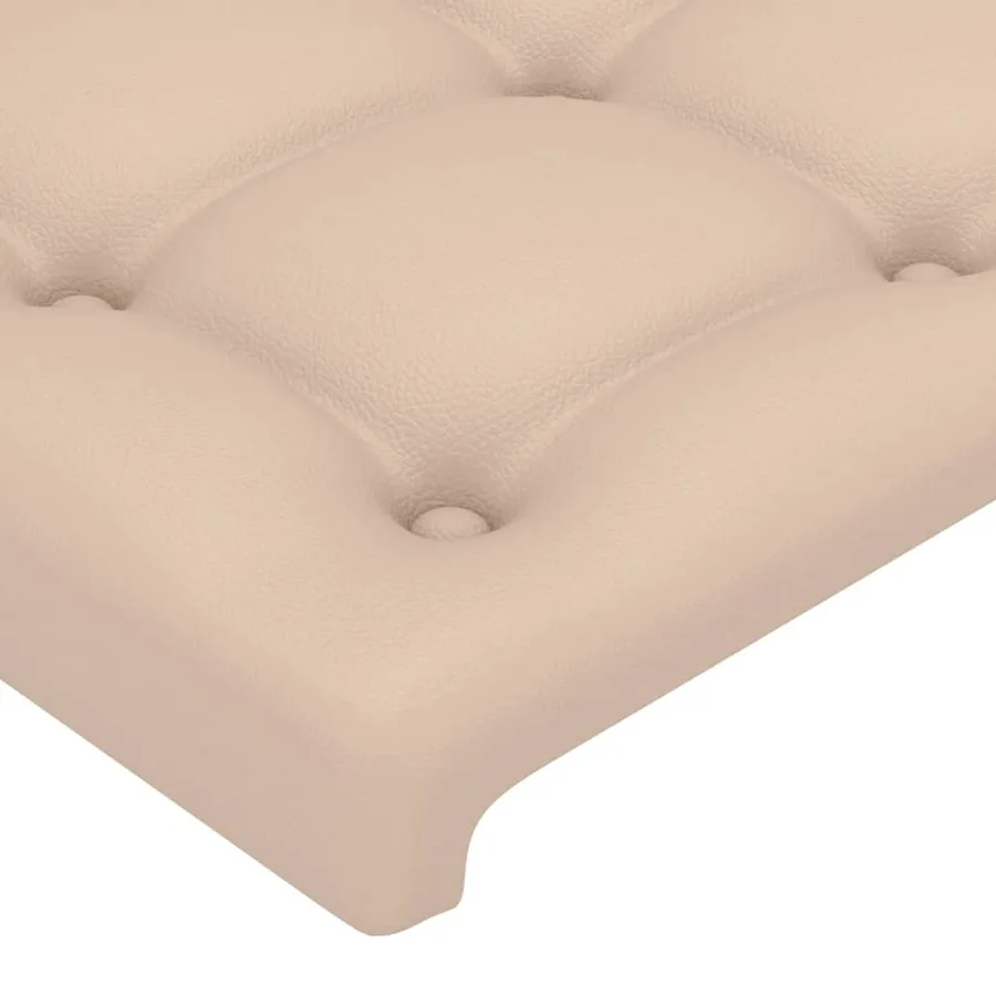 Tête de lit à LED Cappuccino 80x5x118/128 cm Similicuir - 5
