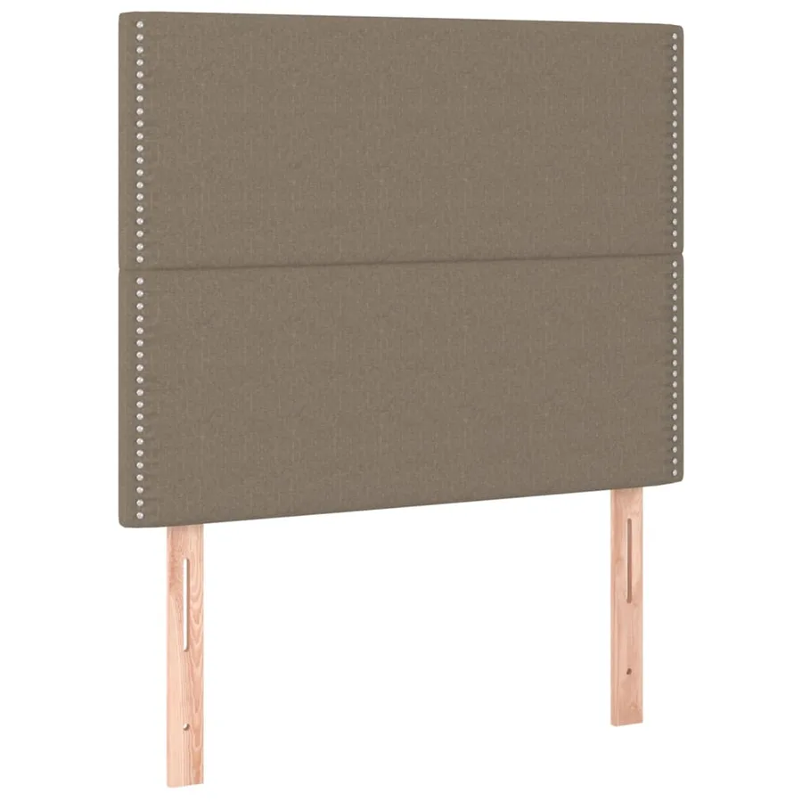 Tête de lit Taupe 90x5x118/128 cm Tissu - 2