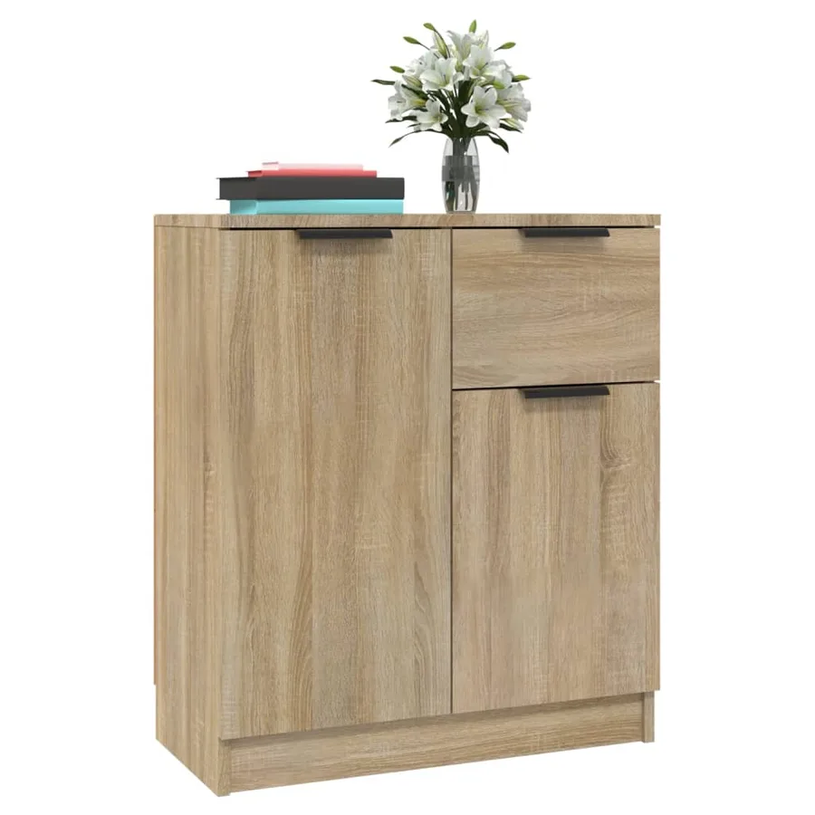 Buffets 2 pcs Chêne sonoma 60x30x70 cm Bois d'ingénierie - 5