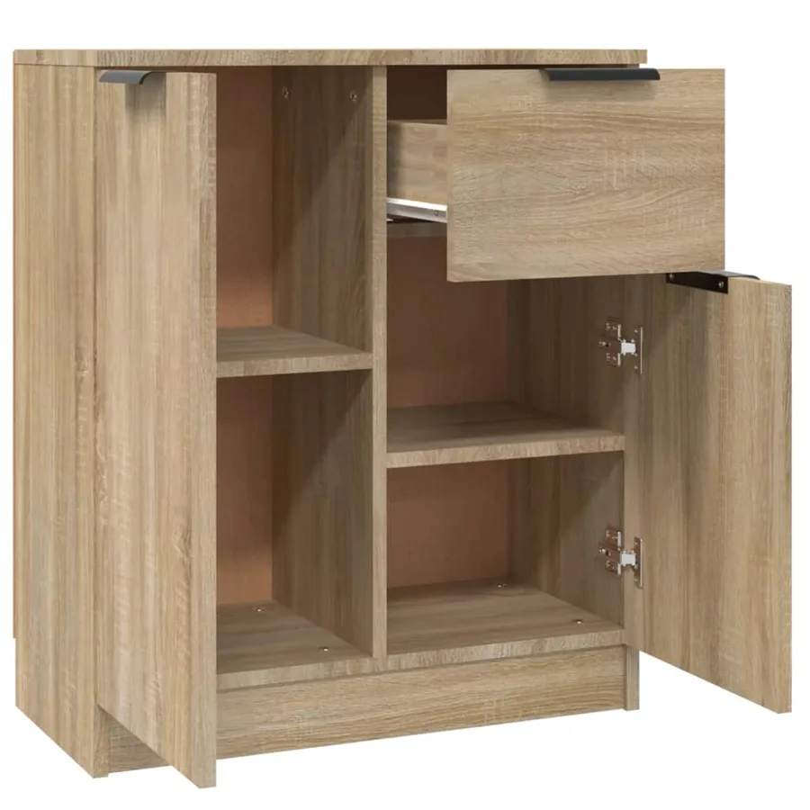 Buffets 2 pcs Chêne sonoma 60x30x70 cm Bois d'ingénierie - 8