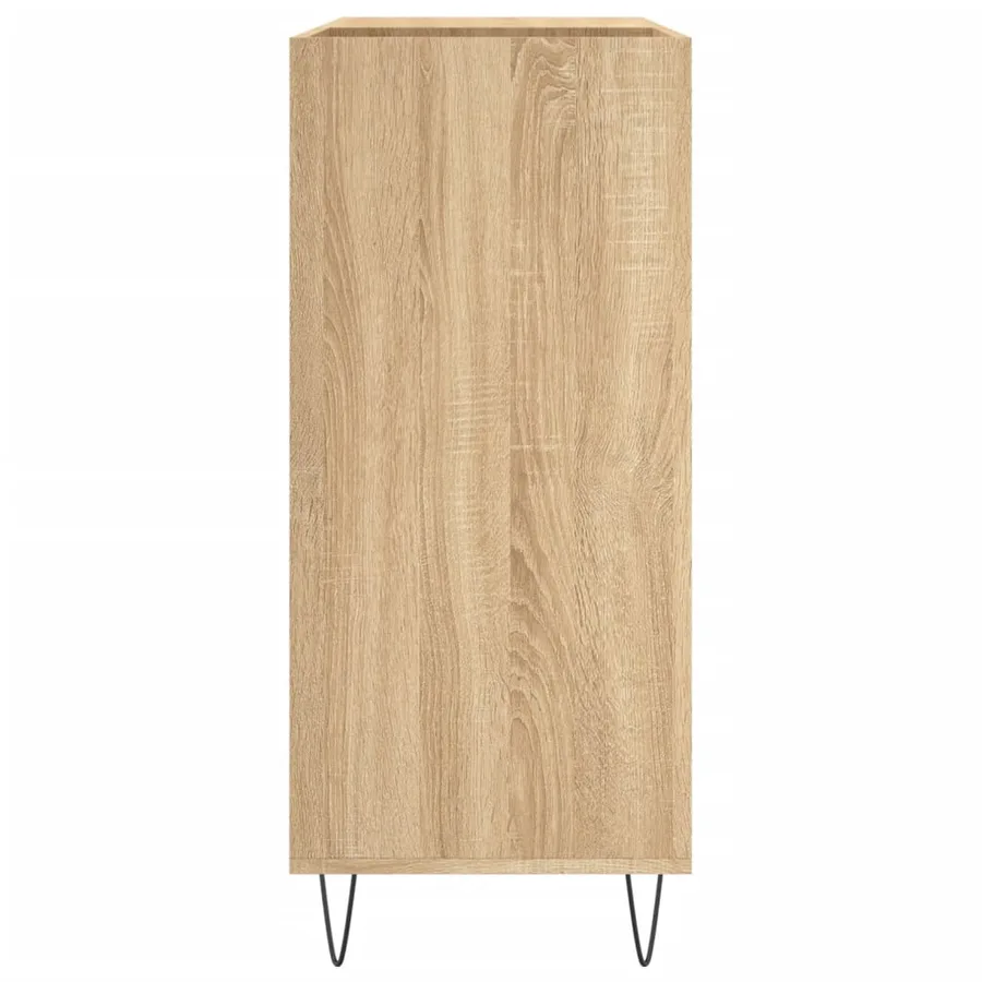 Armoire à disques chêne sonoma 84,5x38x89 cm bois d'ingénierie - 5
