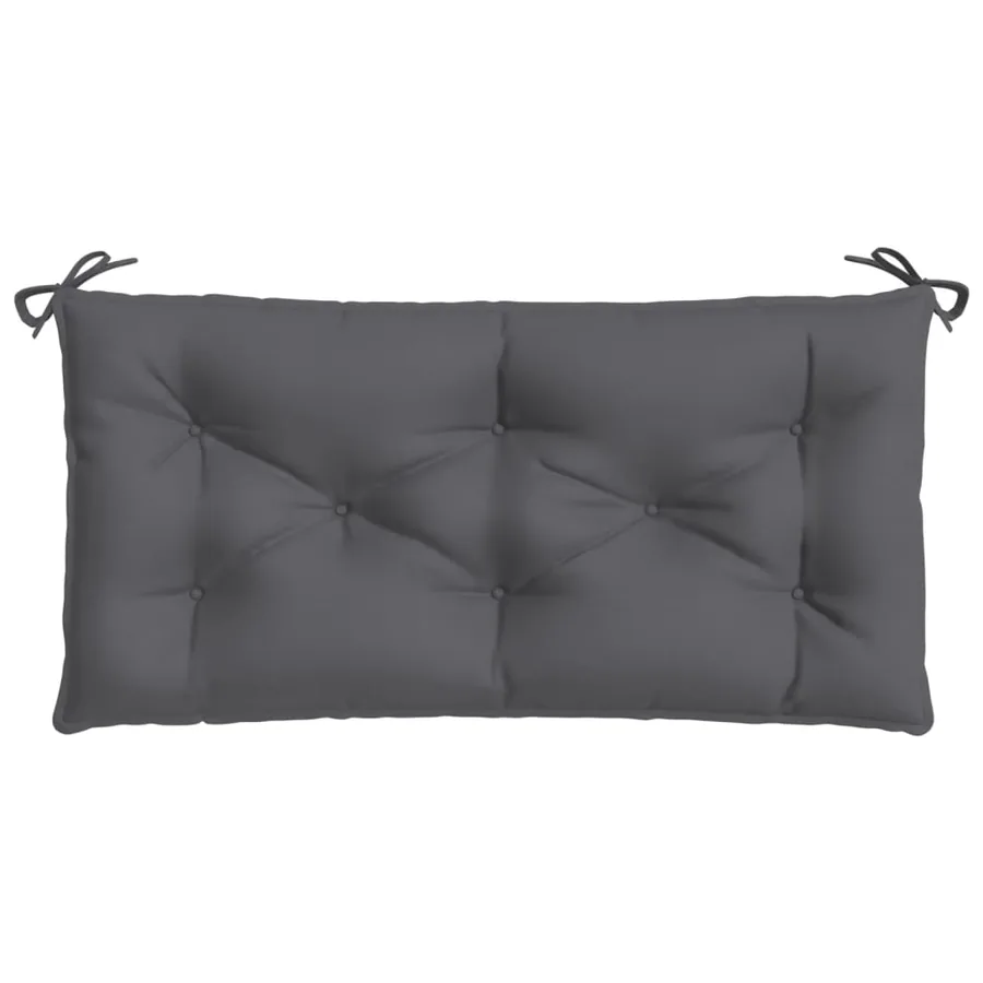 Coussin de banc de jardin anthracite 100x50x7 cm tissu oxford - 4