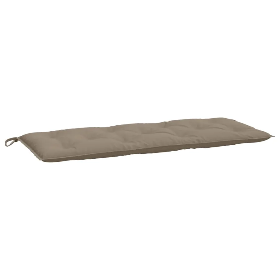 Coussin de banc de jardin taupe 120x50x7 cm tissu oxford - 2