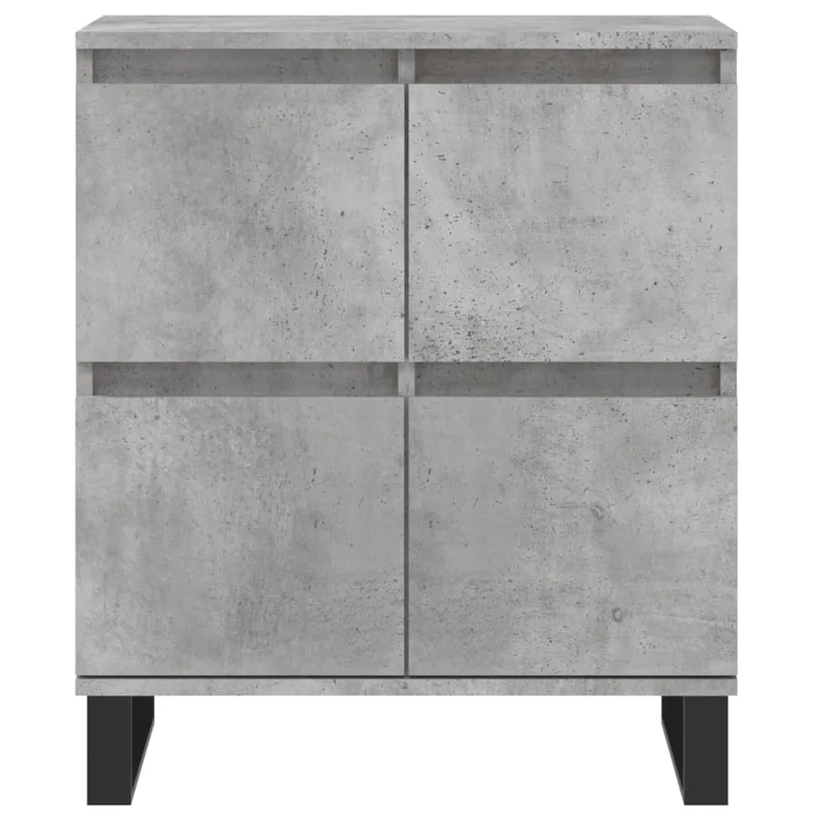 Buffet Gris béton 60x35x70 cm Bois d'ingénierie - 5