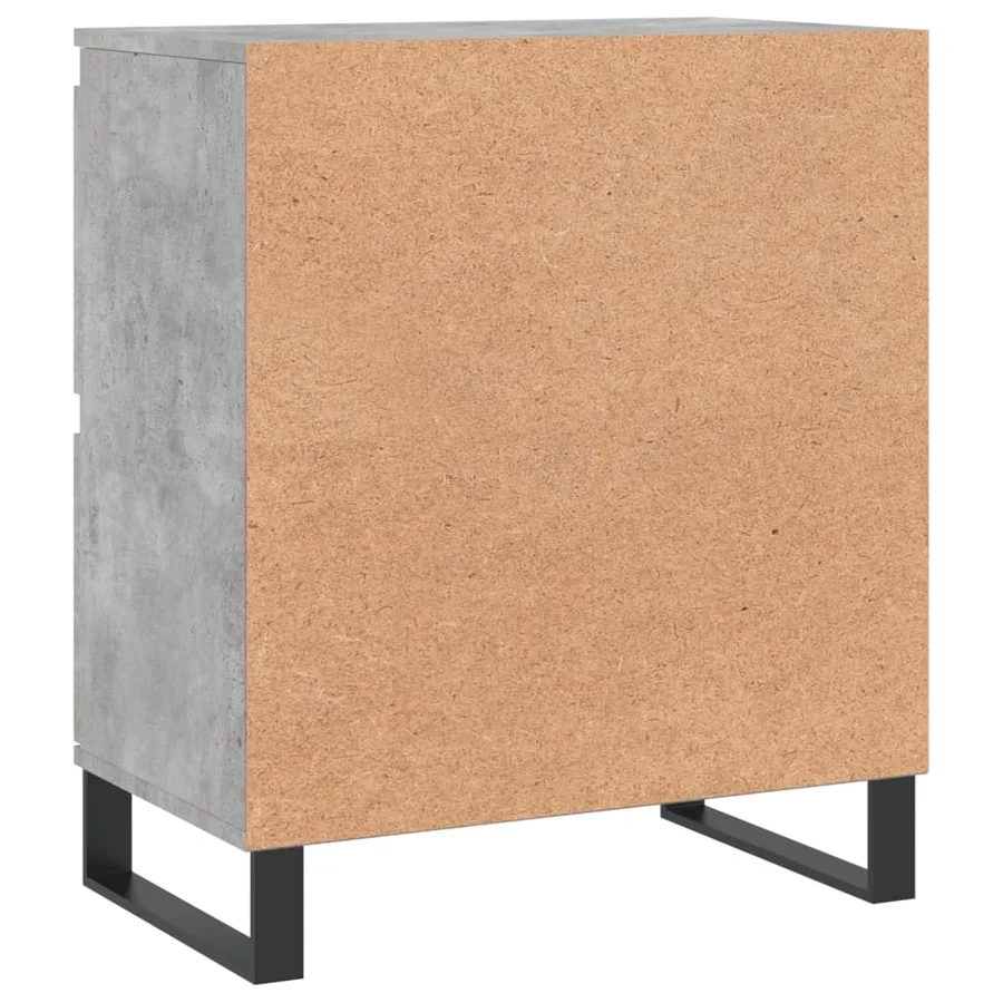 Buffet Gris béton 60x35x70 cm Bois d'ingénierie - 8