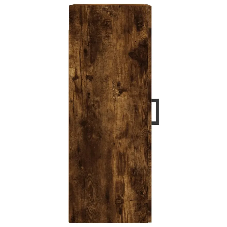 Armoire murale chêne fumé 34,5x34x90 cm bois d'ingénierie - 8
