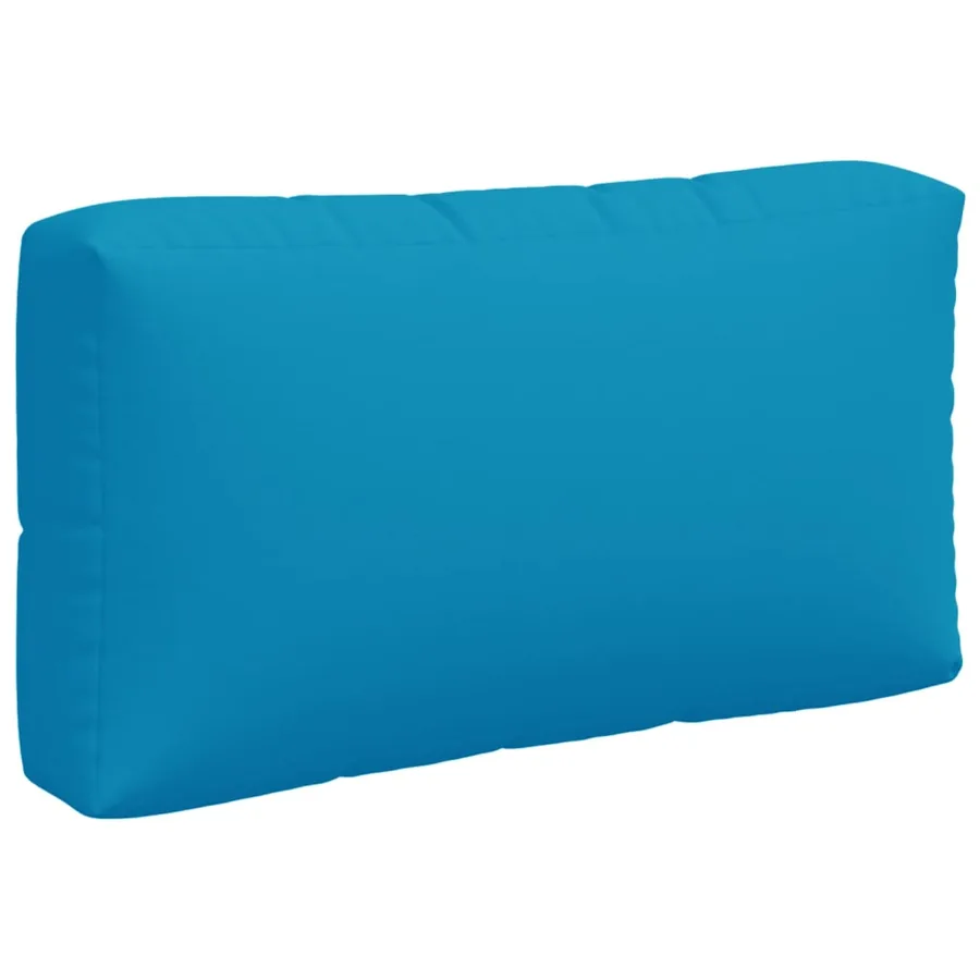 Coussins de palette 3 pcs bleu clair tissu - 7