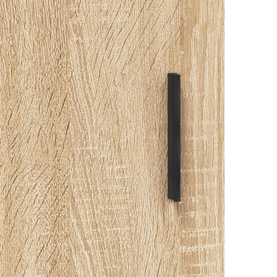 Buffet chêne sonoma 69,5x34x90 cm bois d'ingénierie - 9