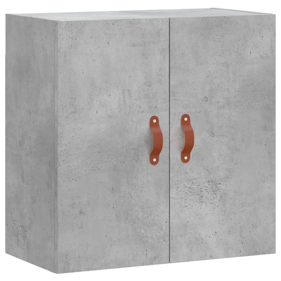 Armoire murale gris béton 60x31x60 cm bois d'ingénierie - 2