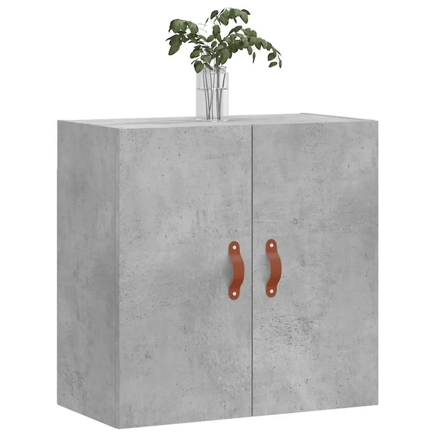 Armoire murale gris béton 60x31x60 cm bois d'ingénierie - 3