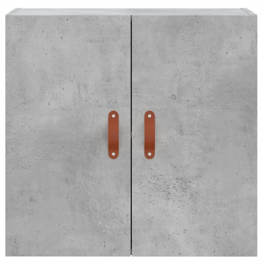 Armoire murale gris béton 60x31x60 cm bois d'ingénierie - 5