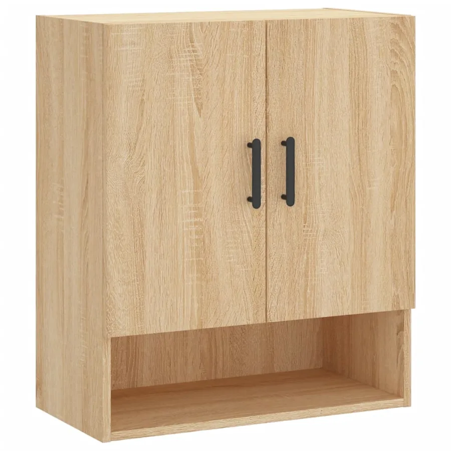 Armoire murale chêne sonoma 60x31x70 cm bois d'ingénierie - 2