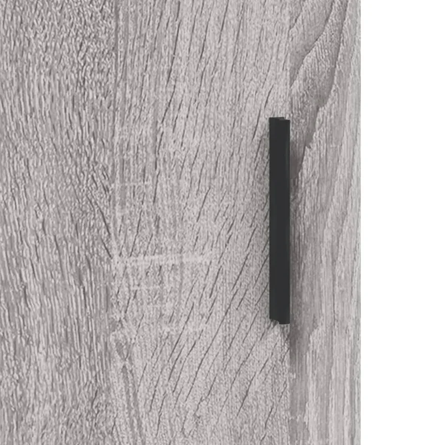 Buffet Sonoma gris 34,5x34x90 cm Bois d'ingénierie - 10