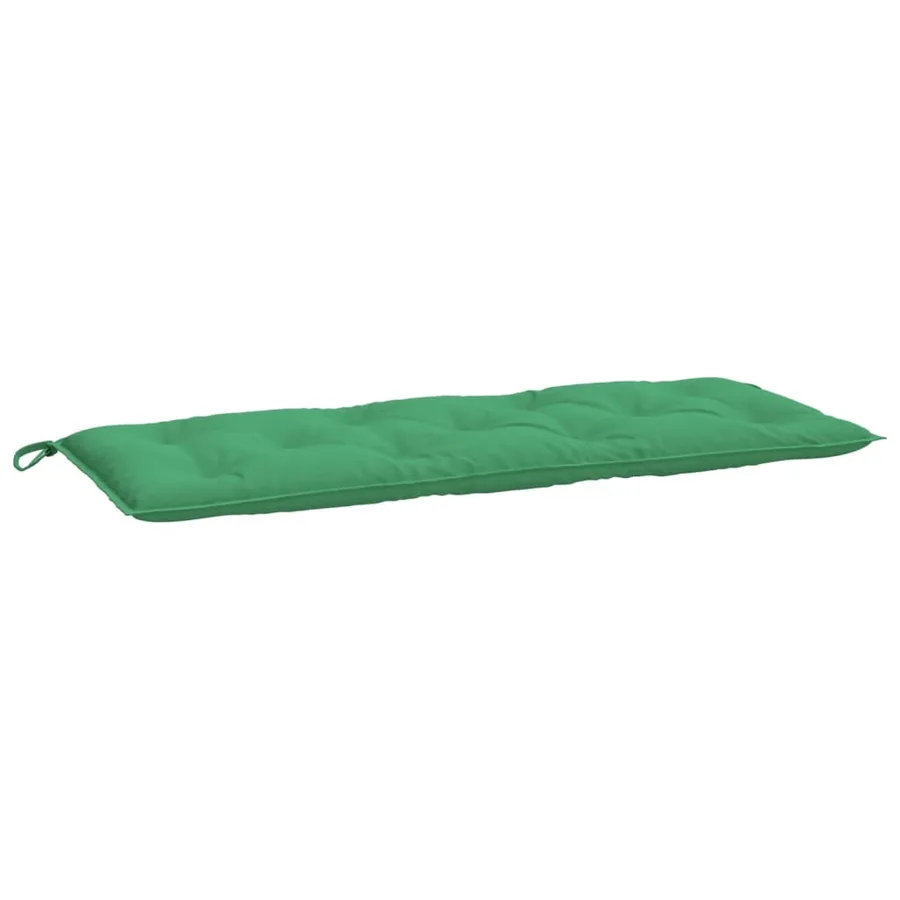 Coussins de banc jardin lot de 2 vert 120x50x7 cm tissu Oxford - 4