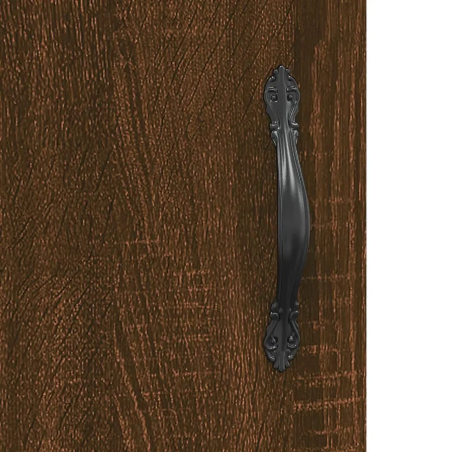 Table de chevet chêne marron 40x40x50 cm bois d’ingénierie - 10