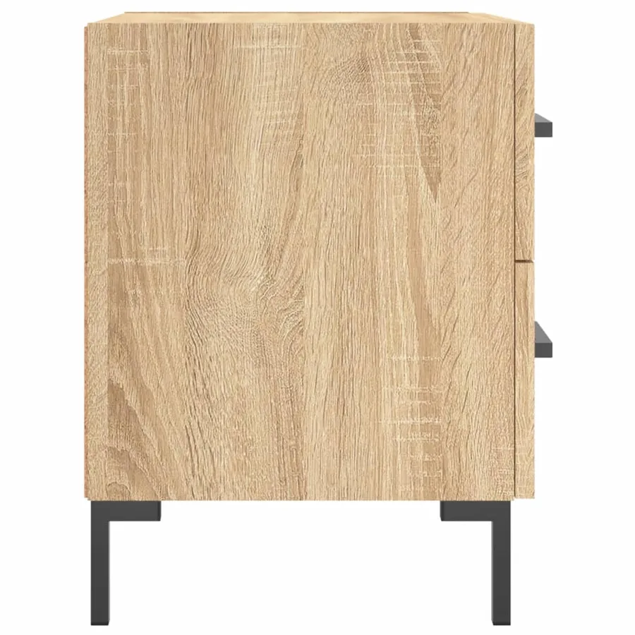Table de chevet chêne sonoma 40x35x47,5 cm bois d’ingénierie - 7