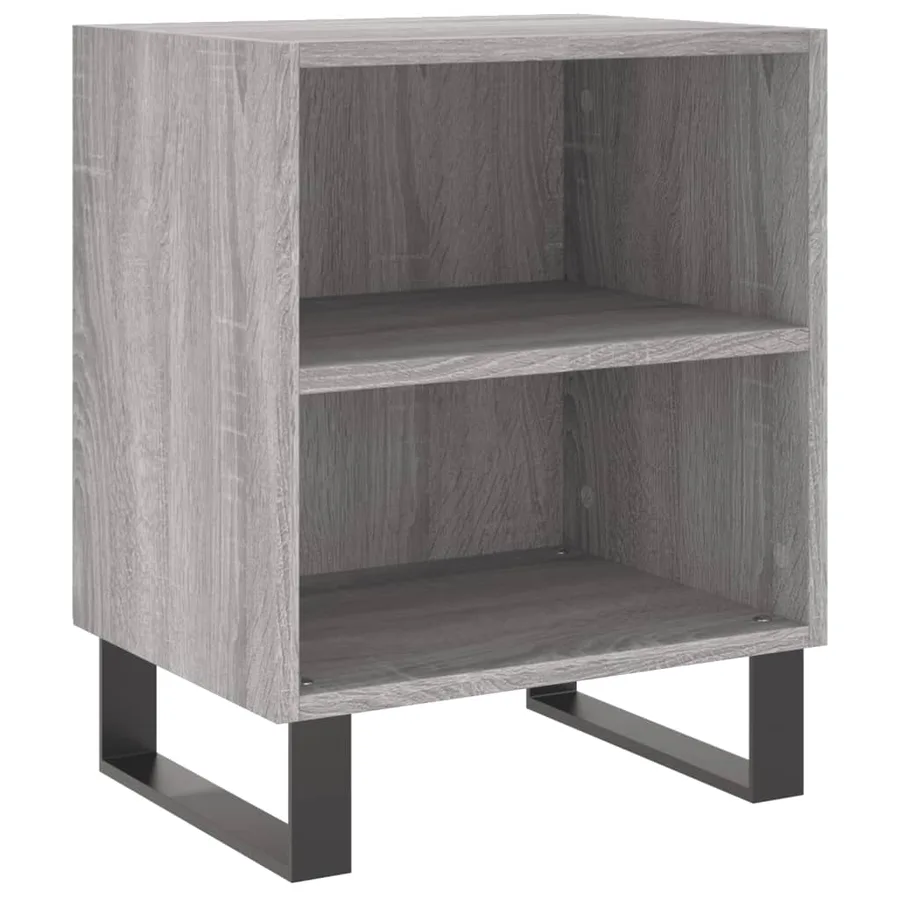 Tables de chevet 2 pcs sonoma gris 40x30x50cm bois d'ingénierie - 4