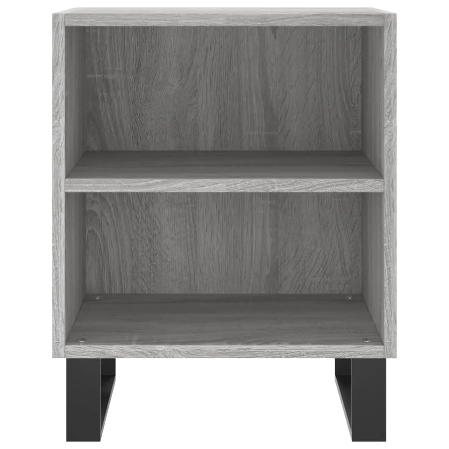 Tables de chevet 2 pcs sonoma gris 40x30x50cm bois d'ingénierie - 5