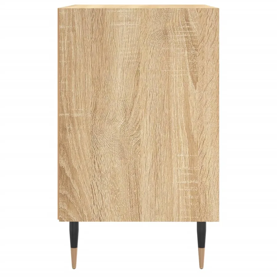 Tables de chevet 2pcs chêne sonoma 40x30x50cm bois d'ingénierie - 6