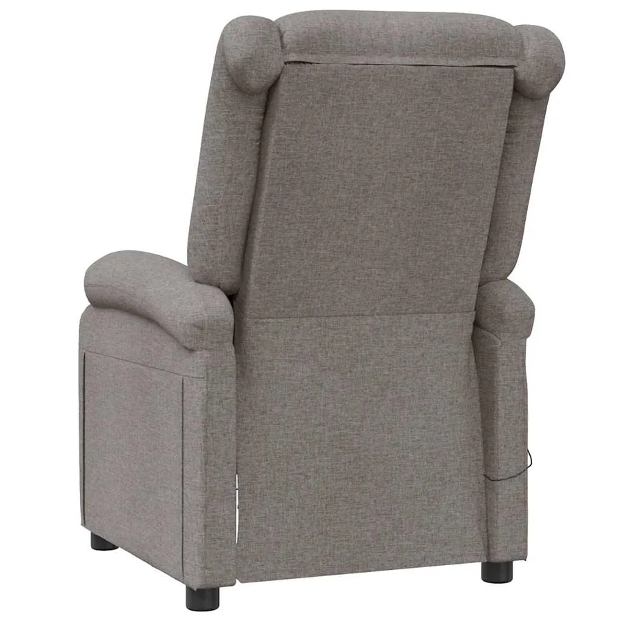 Fauteuil de massage Taupe Tissu - 6